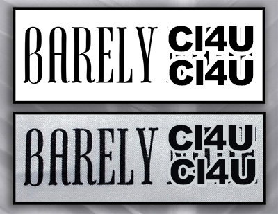 Satin printed labels